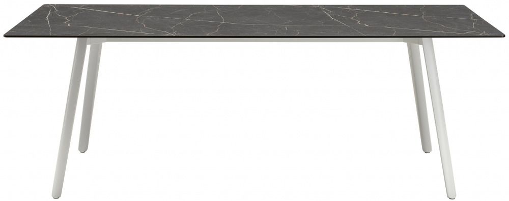 Стол ламинированный Scab Design Squid, белый, черный мрамор Сахара