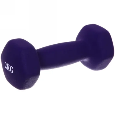 Гантель для фитнеса 2,0 кг, микс цветов
