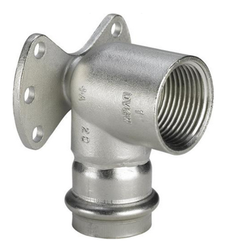 Водорозетка пресс Viega Sanpress Inox 22x3/4" ВР с SC-Contur нерж. сталь (серия 2325.5) арт. 437275