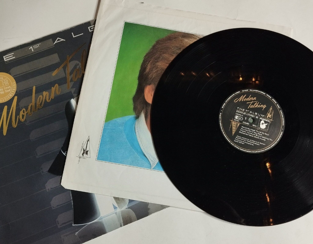 Винтажная виниловая пластинка LP Modern Talking The 1st Album You are My Heart, You are My Soul (Germany 1985)