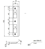 Ответная планка BP-1425 Apecs