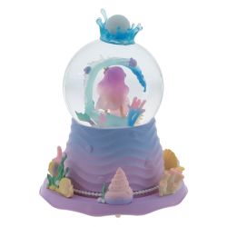 GAEM Фигурка декор "Русалка" в стекл шаре (муз, подсвет, вьюга, движ, 3xAAA н/п), D10 см, L15 W15 H20 см