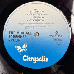 Винтажная виниловая пластинка LP The Michael Schenker Group MSG (Japan 1981) (Obi) Never Trust A Stranger