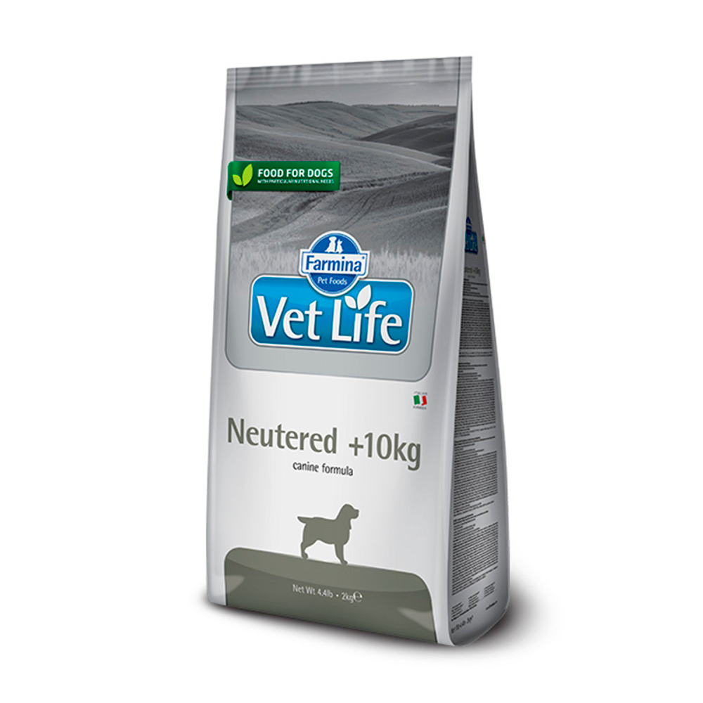 Сухой корм Farmina Vet Life Dog Neutered +10 kg для взрос.стерилизов.собак с весом более 10 кг,2кг.