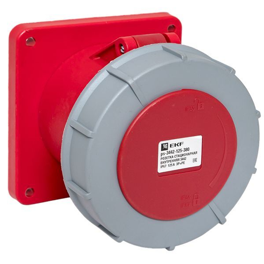Розетка стационарная внутренняя EKF ps-3442-125-380