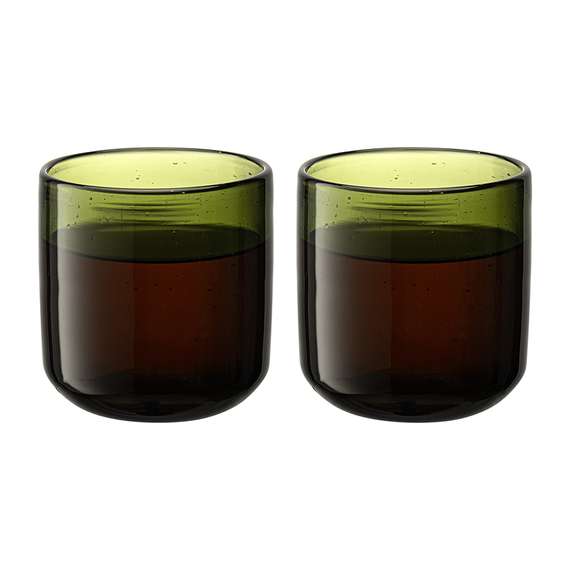 Набор стаканов flowi, 310 мл, зеленые, 2 шт.