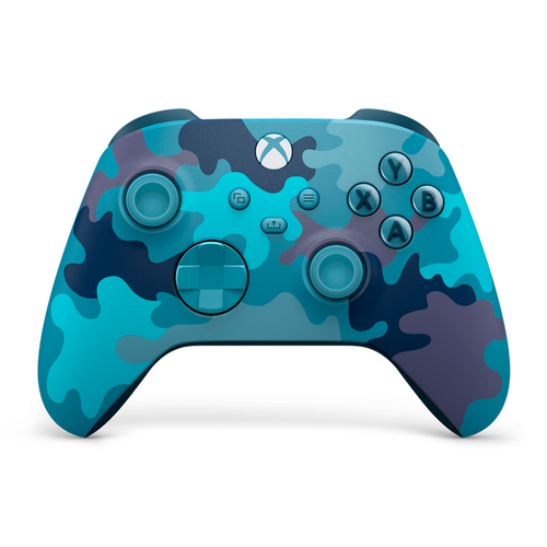 Беспроводной геймпад Microsoft Xbox Wireless Controller, Mineral Camo (Синий)
