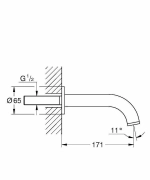 Излив для ванны Grohe Atrio New 13139003 хром