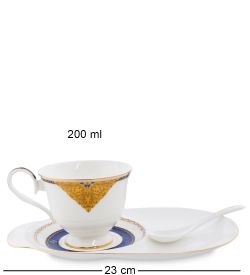 Pavone JK-198 Чайная пара «Золотой Палермо» (Gold Palermo  )