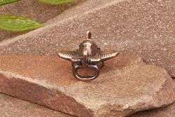 Бусина на темляк Самолет от мастерской Крымская бронза