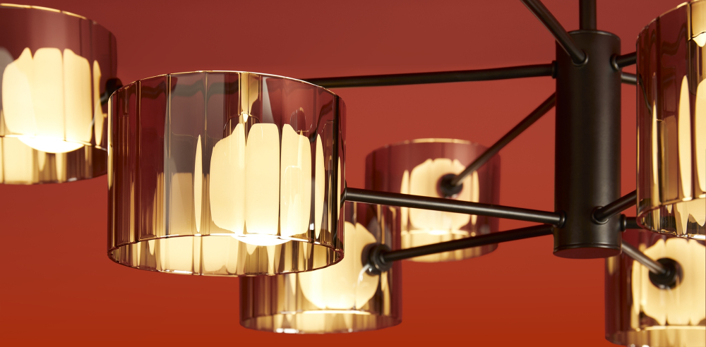 Люстра на штанге Freya Elight FR5544CL-10B