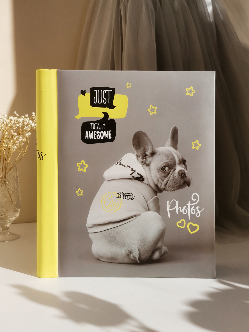 Фотоальбом на 10 магнитных листов 23х28 см, внутр. спираль fluffy pets Гррр