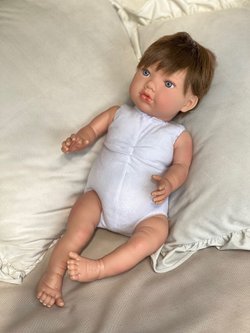 Кукла Реборн Marina and Pau 45cм Alina мягконабивная (M3001)