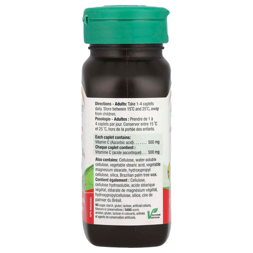 Jamieson Vitamins, Витамин C с замедленным высвобождением, 500 мг, 100 капсул