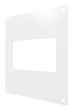 Накладка торцевая НПП 55х110 153х153 пластик ERA