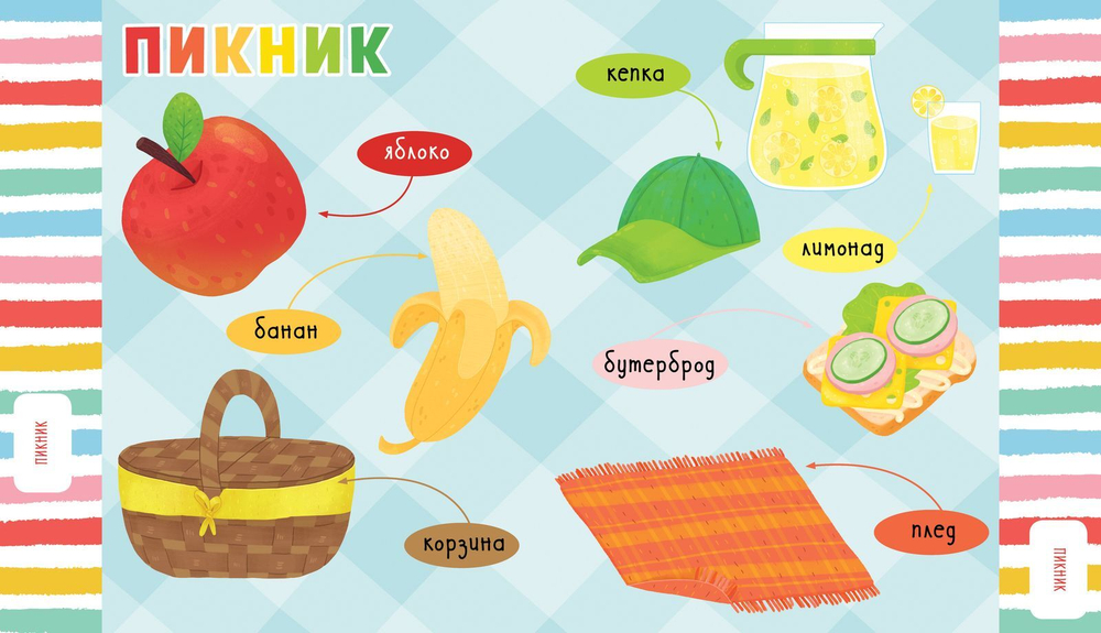 Первые книжки малыша. Гуляем во дворе. Визуальный словарь