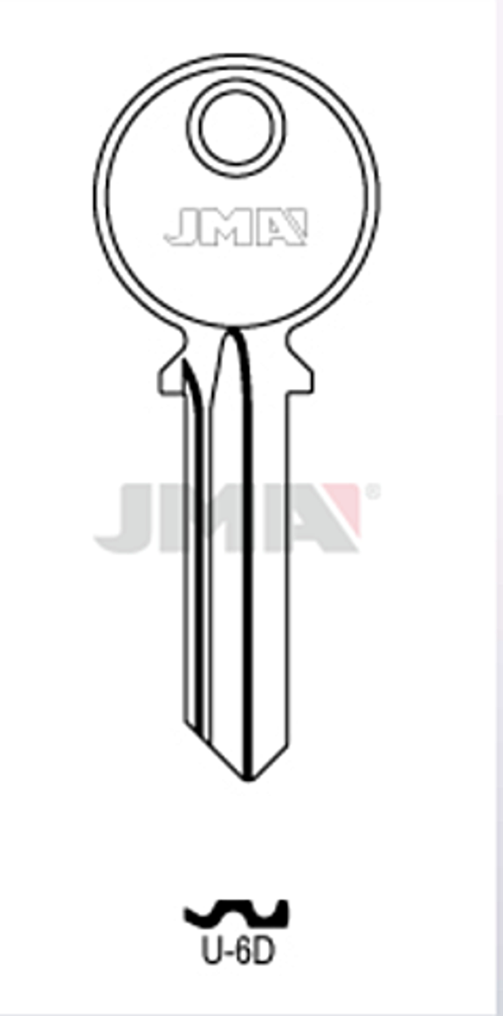 Заготовка английского ключа 10378 U-6D_UL054_UNL6_U6D_UN6D