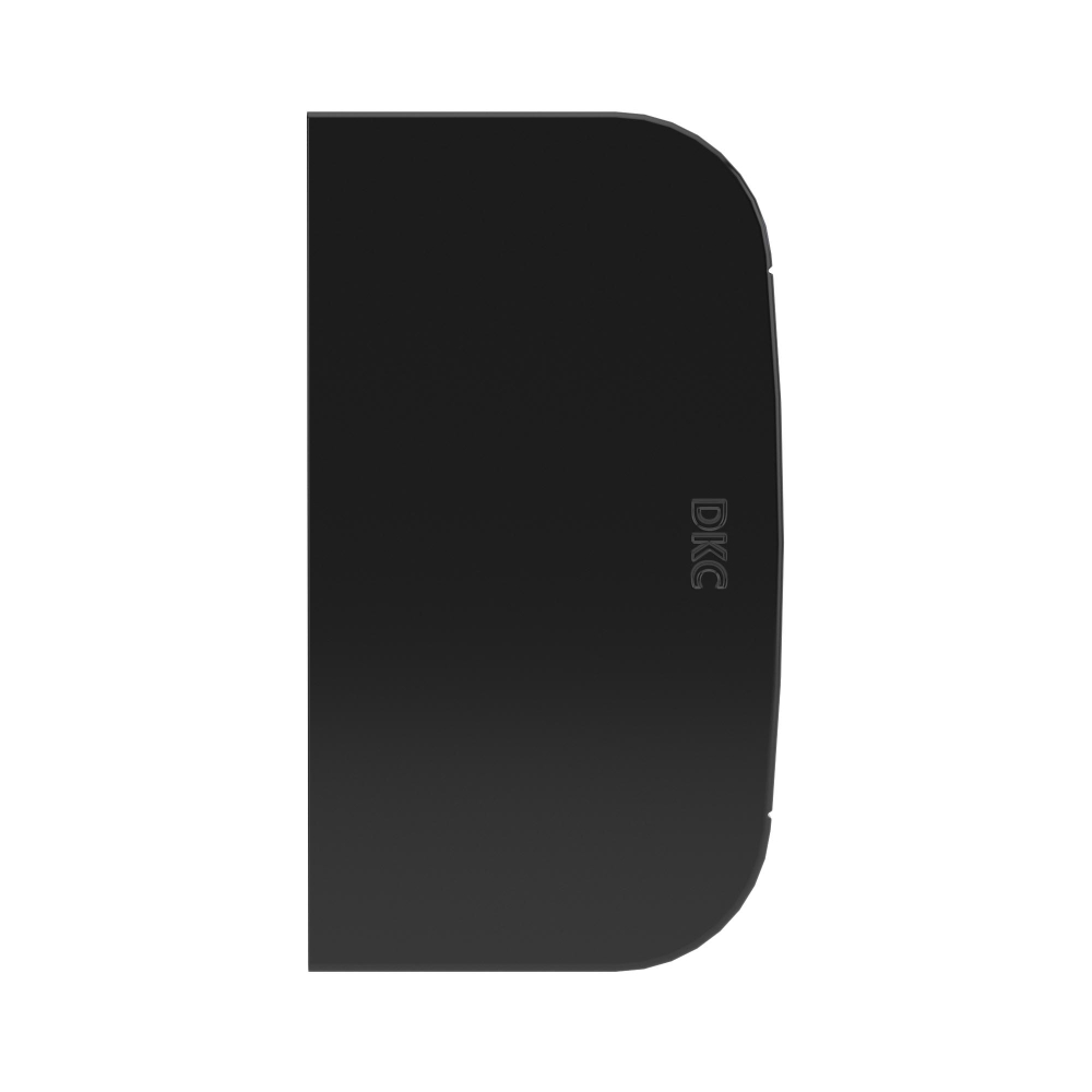 Заглушка 90х50 мм, черная