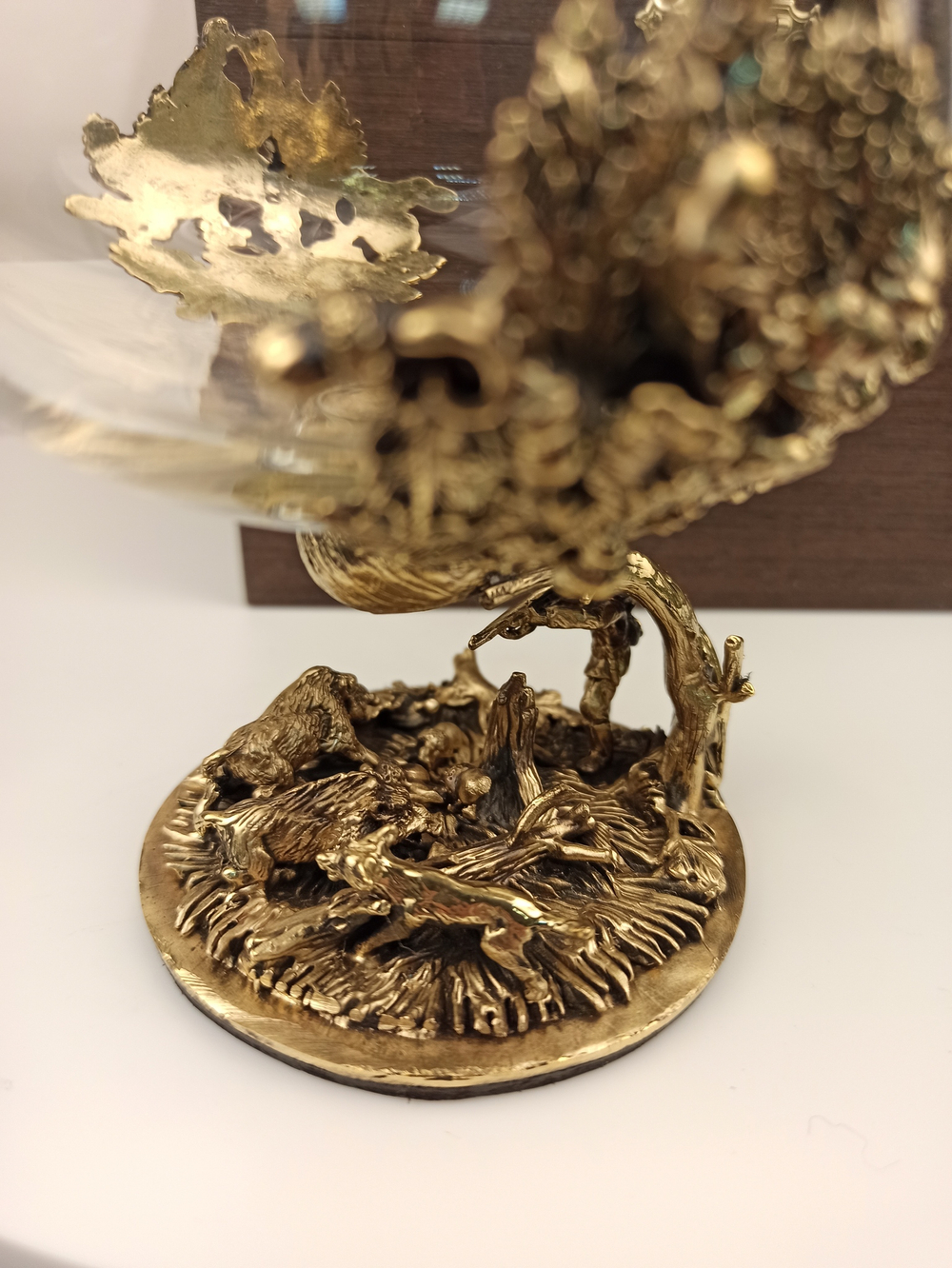 Бокал для коньяка Охота на Кабана в подарочном футляре