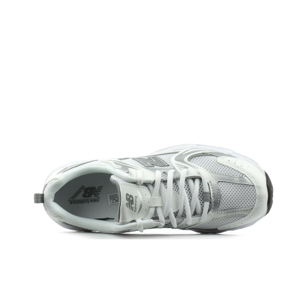 Кроссовки New Balance 530 White and Silver Metallic