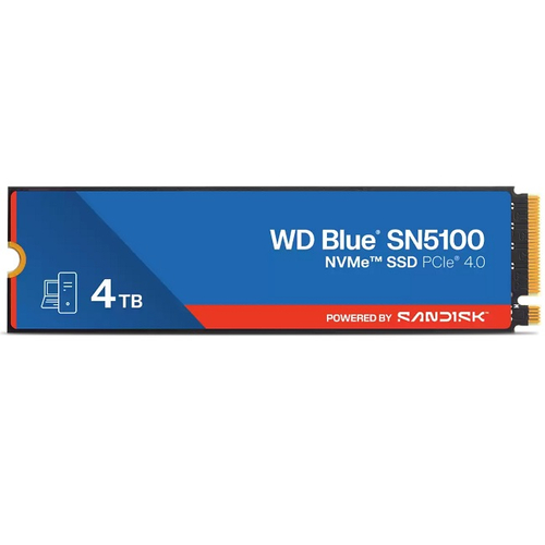 Жесткий диск SSD M.2 2Tb Western Digital BLUE SN5100, 7100/6700MBs, 1300K IOPS, 3D NAND, PCI-E4.0x4 (WDBS4F0020BNC-WRSN)