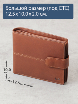 B240036R COGNAC - Портмоне с RFID защитой MP
