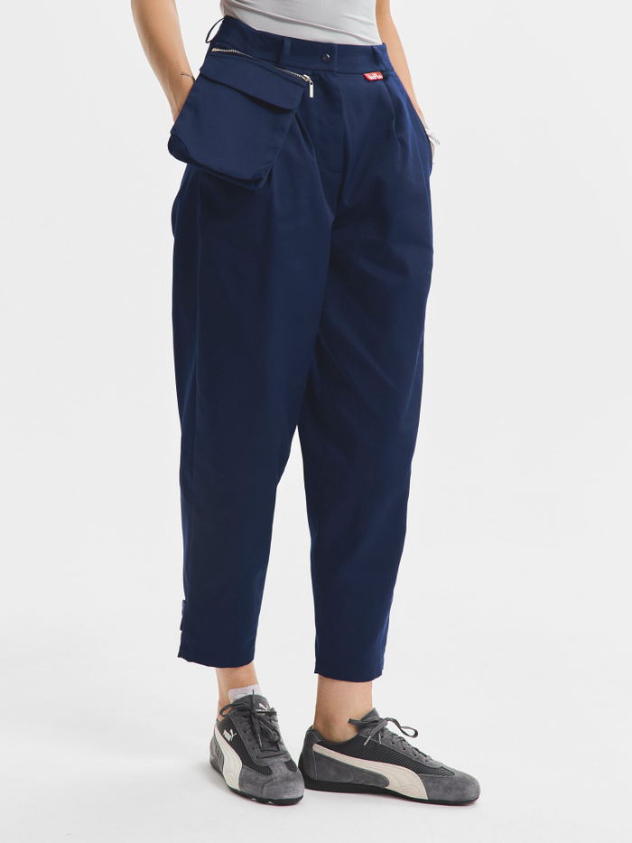 Брюки медицинские женские Волюмэ, нэви