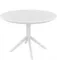 Стол пластиковый Sky Table Ø105, белый