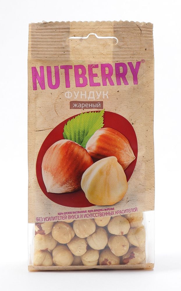 NUTBERRY Фундук жареный 100 г