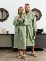 Халат мужской Комфорт-4 Виотекс СВ.- ОЛИВКОВЫЙ