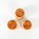 Набор деревянных стаканов из древесины кедра для напитков 3 шт. NC36