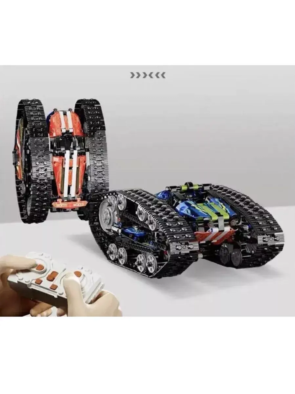 Конструктор Вездеход Перевертыш на радиоуправлении 880 дет
