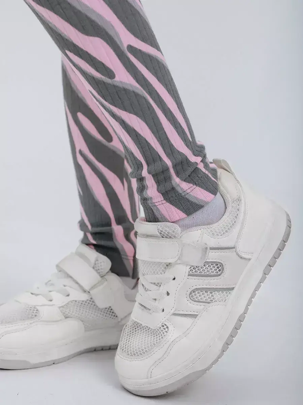 Леггинсы в рубчик лосины для школы и садика