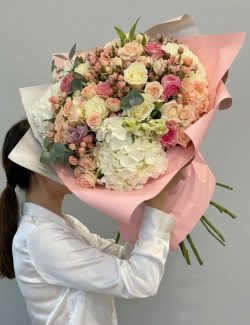 Букет с розами Аромат лета