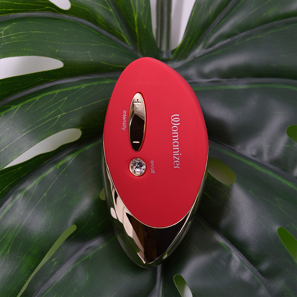 Womanizer Cтимулятор бесконтактный клиторальный W500 Pro, 6 см, красный