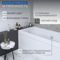 Акриловая ванна Aquatek (Акватек) Мия 175x70 с каркасом