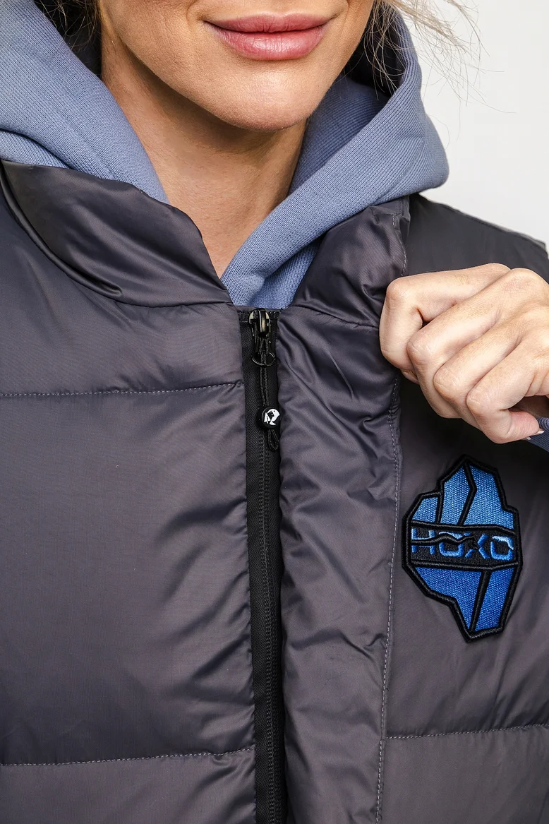 Жилет "НОХО" утеплённый, унисекс, цвет "Стальной ледник"