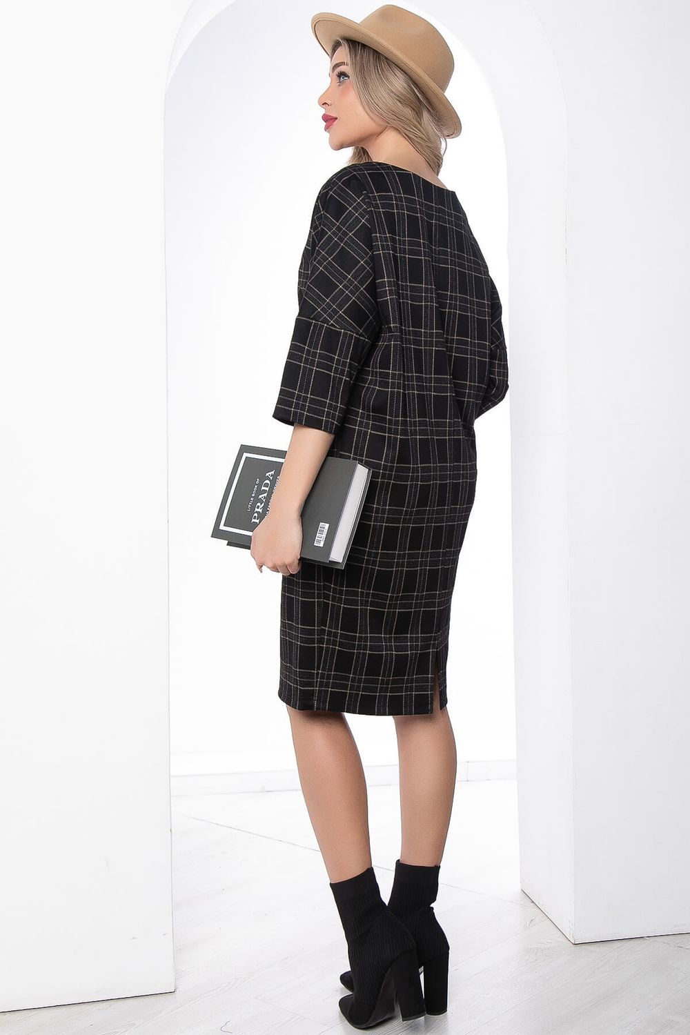 Платье "Кайла" (клетка) П8754 LT Collection