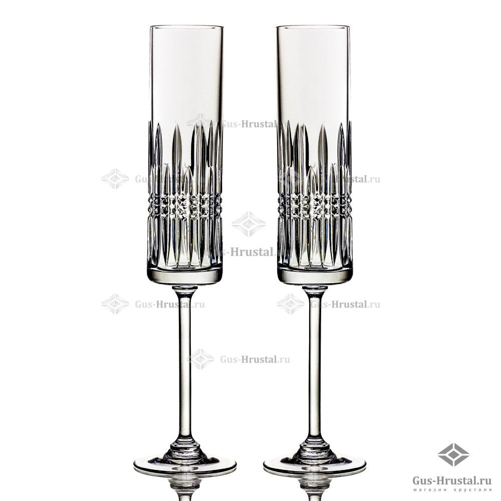 Бокалы для шампанского. Набор 2 шт. 120 мл. Хрусталь. «France»
