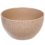 Салатник керамический «Бисквит» 800мл 15,5*8,5см кремовый