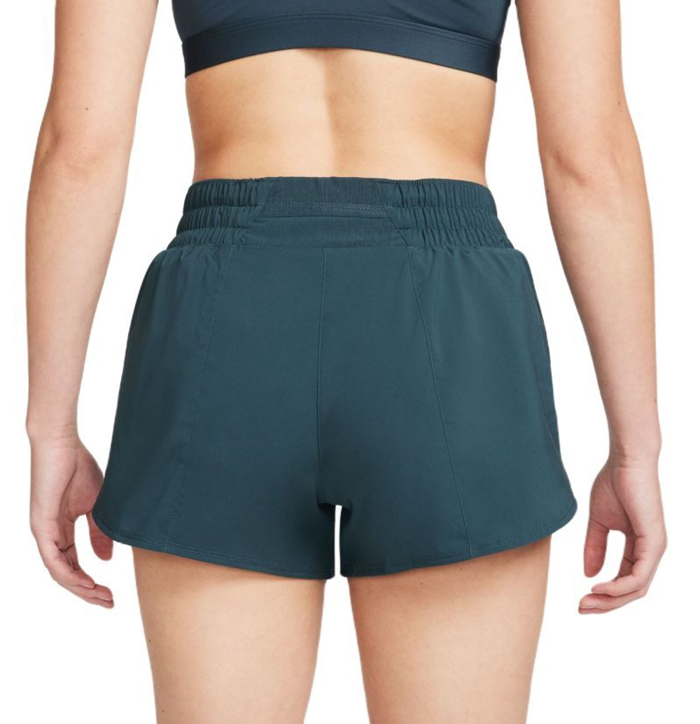 Женские Шорты теннисные Nike Dri-Fit One 3in Short - зеленый