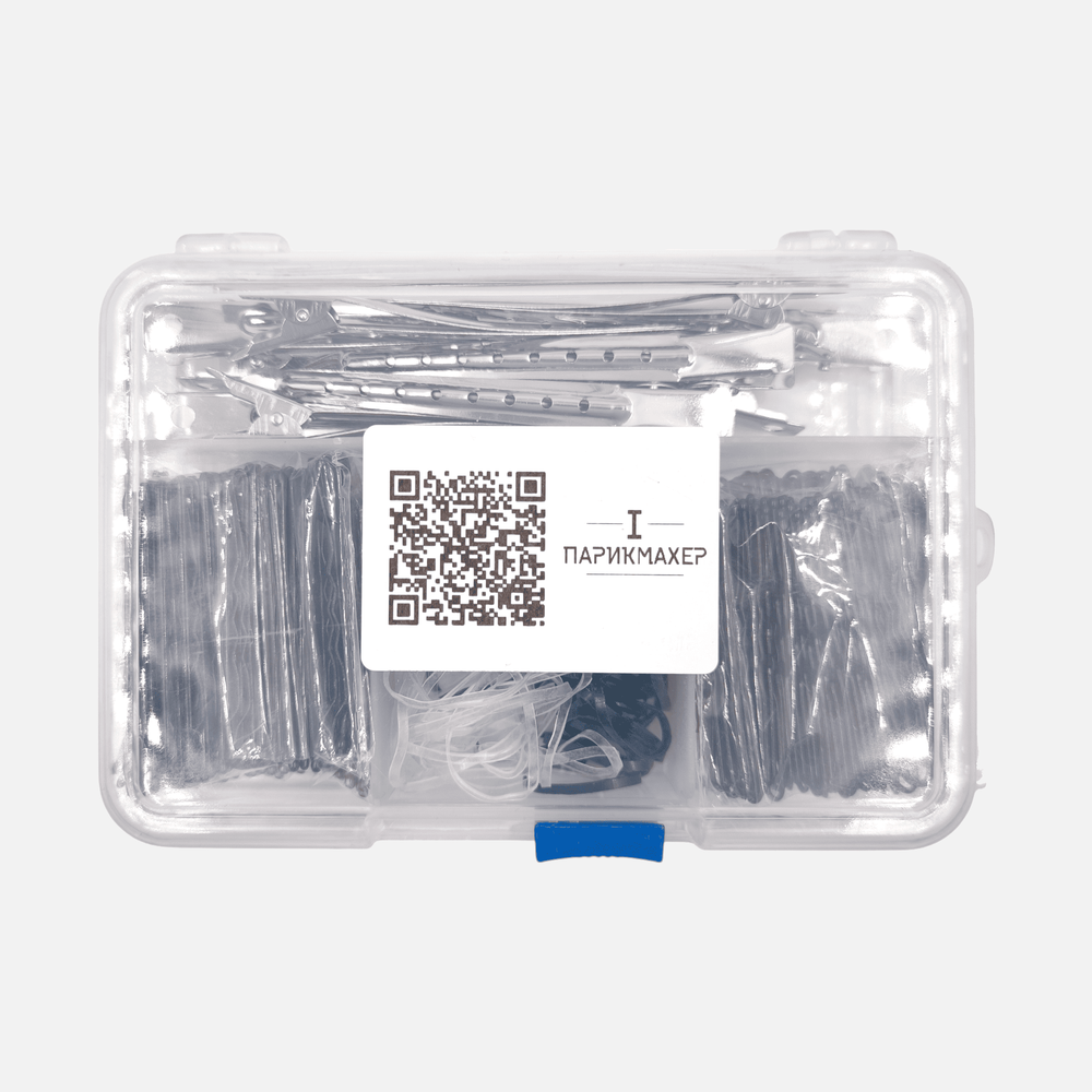 Набор аксессуаров для причесок IPARIKMAHER (зажимы, шпильки, невидимки, резинки)