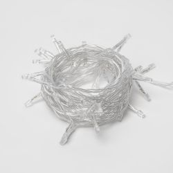 ULD-S0500-050-DTA WHITE IP20 Гирлянда светодиодная с контроллером. 5м. 50 светодиодов. Белый свет. Провод прозрачный. ТМ Uniel