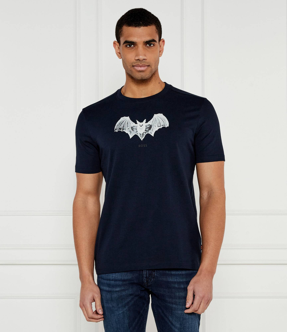 Футболка Te_Spiderbat BOSS ORANGE - темно-синий(50534924)