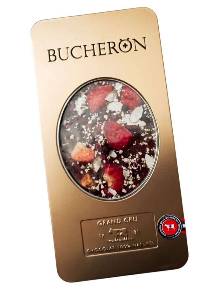 Шоколад молочный Bucheron Ежевика Миндаль Клубника 100 г x 2 шт