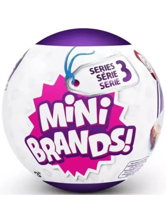Шар 5 сюрпризов Зуру Mini Brands Surprise 3 серия