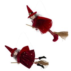 GAEM Изделие декоративное подвесное "Ведьма", L16 W5 H30 см, 2в.