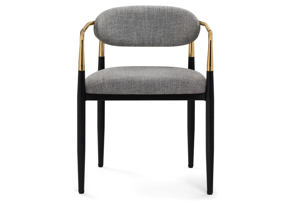 Кресло Lord gray / black / gold
