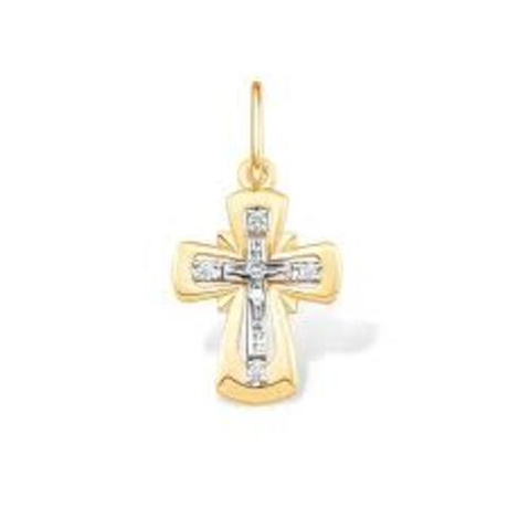 Подвеска из золота с фианитами