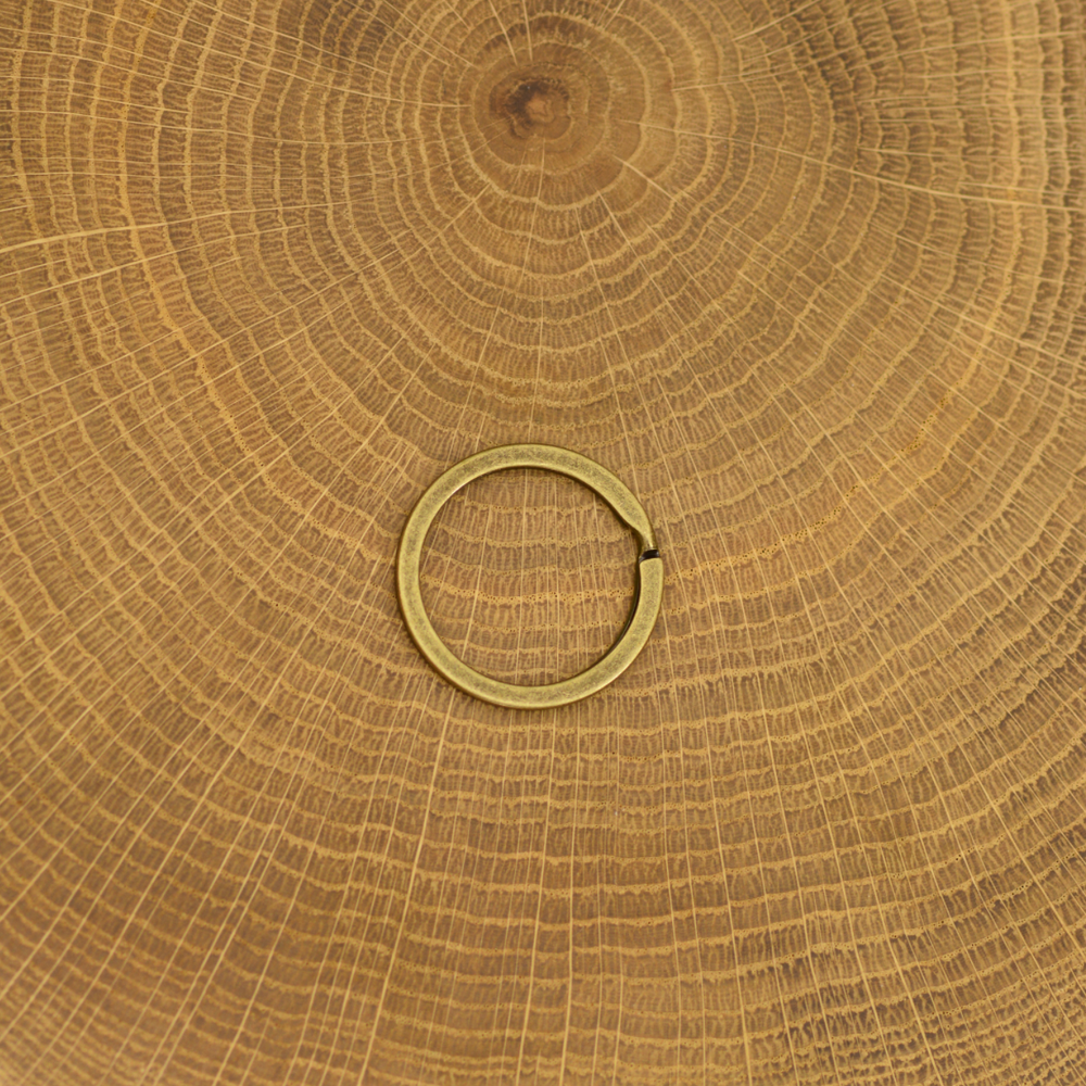 Кольцо спиральное плоское АНТИЧНАЯ БРОНЗА